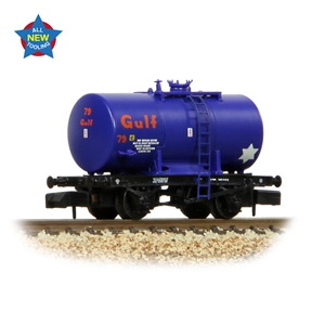 378-001 14T Anchor-Mounted Tank Wagon 'Gulf' Blue (image for) 378-001 14T Anchor-Mounted Tank Wagon 'Gulf' Blue
